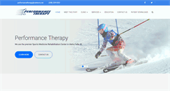 Desktop Screenshot of performancetherapy.co
